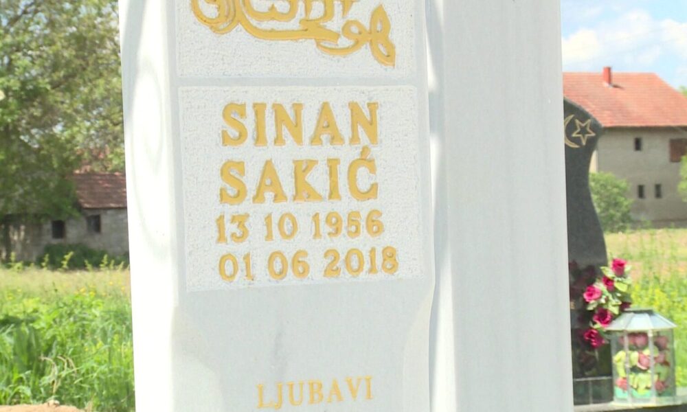 sinan sakic, grob