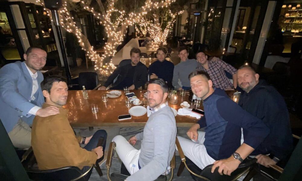 Novak Đoković, Janko Tipsarević, Filip Krainović, Neven Marković, momačka žurka, Beverli Hils
