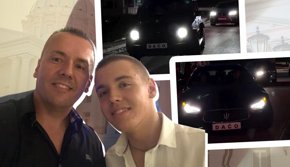 Dačo Virijević dočekan luksuznom kolonom: Porodica stigla u Šimanovce s posebnim tablicama – podrška Dači Virijeviću