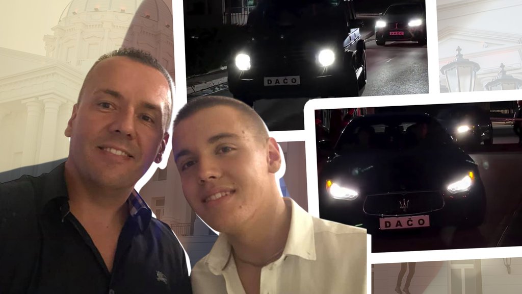 Dačo Virijević dočekan luksuznom kolonom: Porodica stigla u Šimanovce s posebnim tablicama – podrška Dači Virijeviću