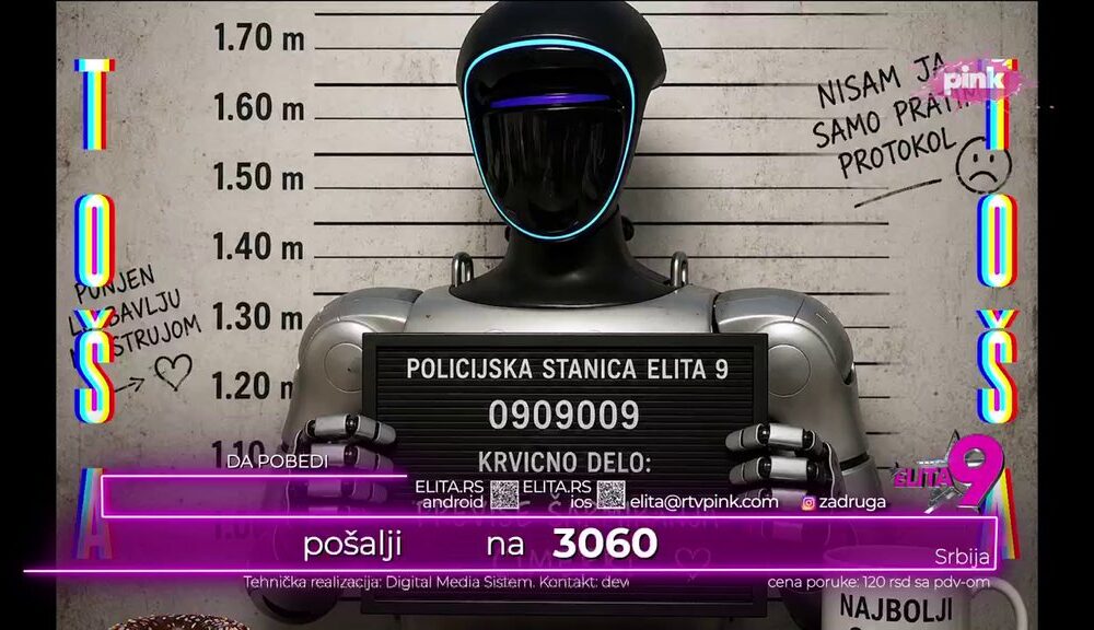Robot Toša nasmejavao takmičare Elite 9: Retrospektiva najzabavnijih trenutaka iz rijalitija – robot Toša u Eliti 9