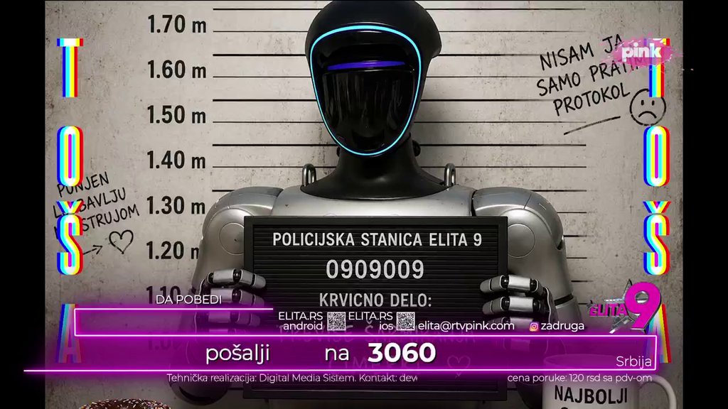 Robot Toša nasmejavao takmičare Elite 9: Retrospektiva najzabavnijih trenutaka iz rijalitija – robot Toša u Eliti 9