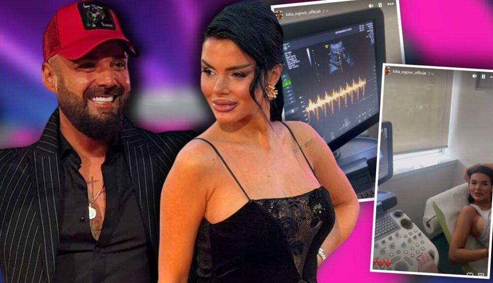 Luka Vujović i Anita Stanojlović podelili emotivan trenutak sa ultrazvuka svoje ćerke