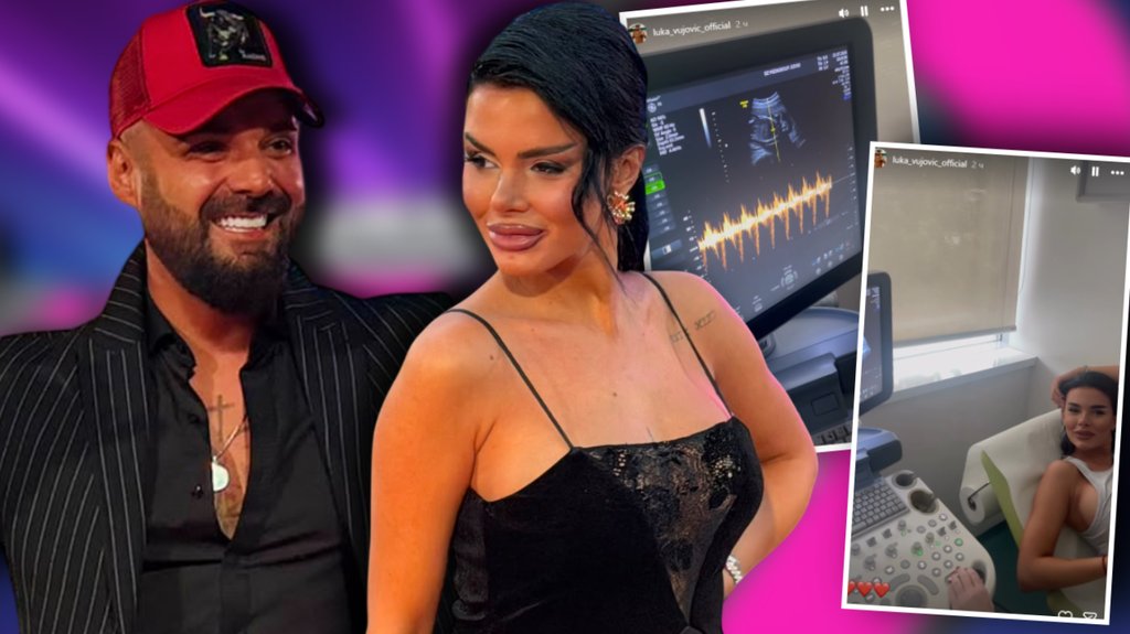 Luka Vujović i Anita Stanojlović podelili emotivan trenutak sa ultrazvuka svoje ćerke