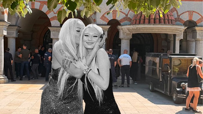 Nevena Hot ispratila ćerku Anastasiju na večni počinak, Partizanov grb na kovčegu – sahrana Anastasije Hot
