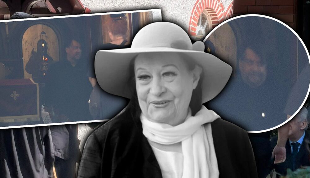 Olivera Katarina ispraćena na večni počinak: Sin Mane Šakić slomljen od tuge – sahrana Olivere Katarine
