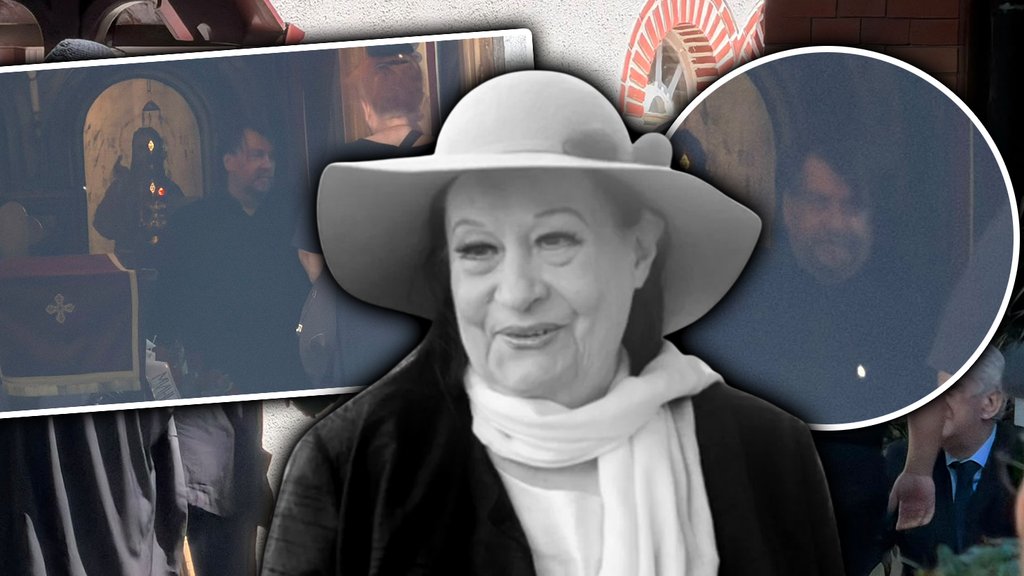 Olivera Katarina ispraćena na večni počinak: Sin Mane Šakić slomljen od tuge – sahrana Olivere Katarine