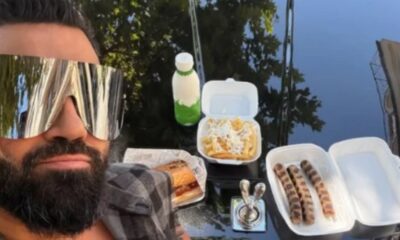 Azis iznenadio fanove ručkom na haubi skupocenog automobila – ručak na haubi