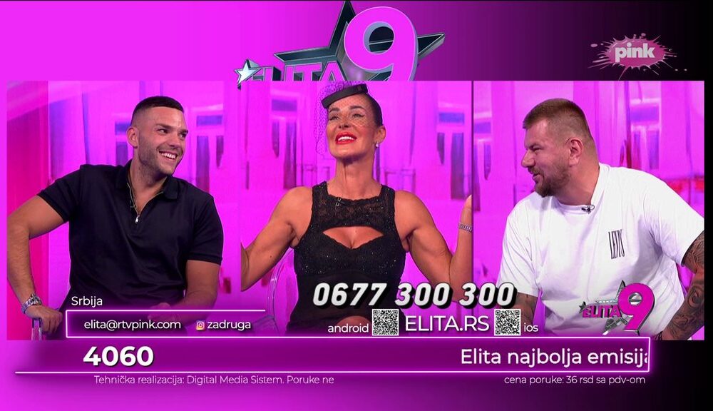 Milena Kačavenda u crnom donela ruže Janjušu i Anđelu u emisiji Narod pita