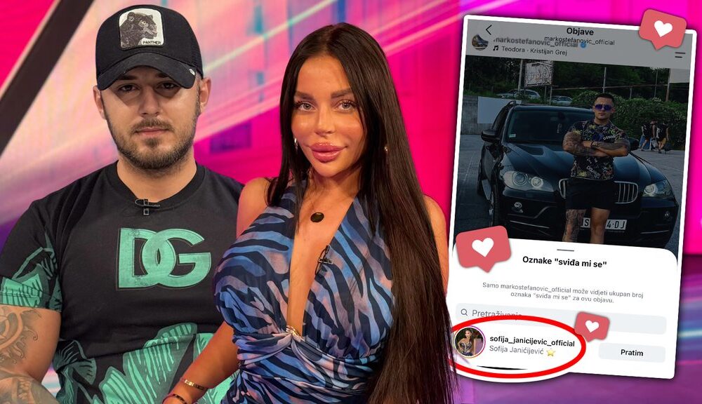 Sofija Janićijević lajkovala Markovu objavu nakon raskida sa Sanjom Grujić