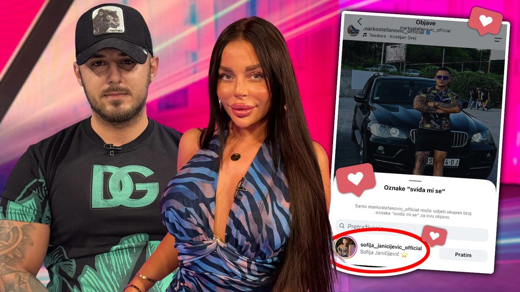 Sofija Janićijević lajkovala Markovu objavu nakon raskida sa Sanjom Grujić