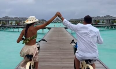 Anđela Đuričić i Nenad Marinković Gastoz uživaju u luksuzu na Maldivima, vožnja biciklom privukla pažnju