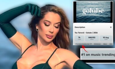 MOĆ JEDNOG HITA PREOKRENULA TRENDING: Tea Tairović snimila pesmu 'Golube' i zasela na prvo mesto, mreže gore od komentara (FOTO) – Golube na trending listi