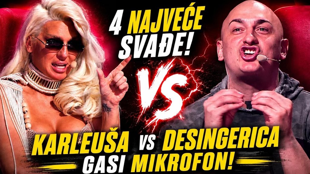 SUKOBI ESKALIRALI U PINKOVIM ZVEZDAMA: Karleuša i Desingerica u žestokoj razmeni prozivki, snimanje prekinuto posle burne svađe (VIDEO) – sukobi u Pinkovim zvezdama