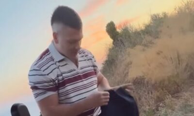 JELENA UHVATILA SLOBODU NA DELU: Pevač presvlačio garderobu pored puta, snimak izazvao lavinu reakcija (VIDEO) – presvlačenje Slobe Radanovića usred prirode
