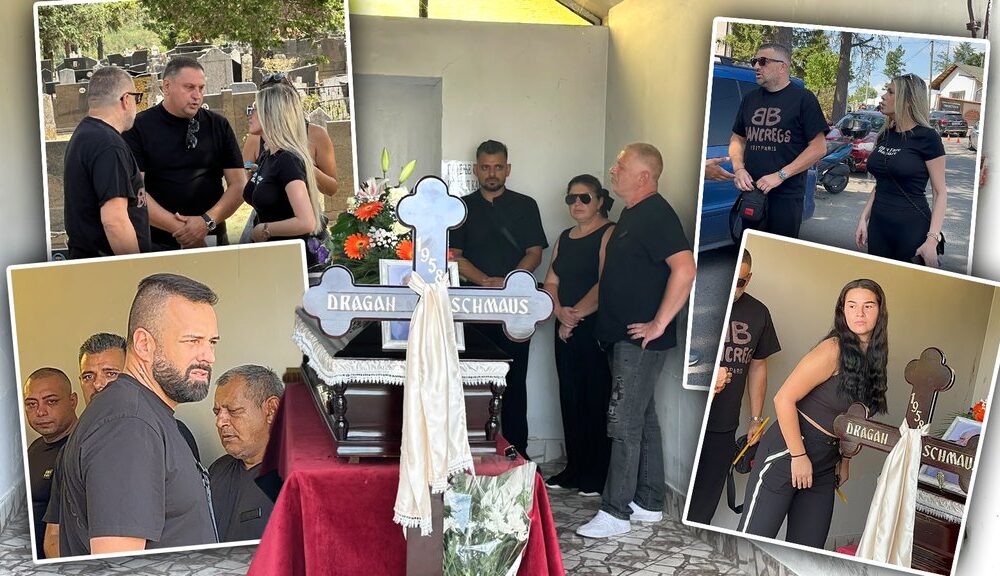 PODRŠKA KOJA SE NE ZABORAVLJA: Bivši učesnici Elite stali uz Boru Santanu na sahrani oca, emotivni susreti na groblju u Sremčici (FOTO)