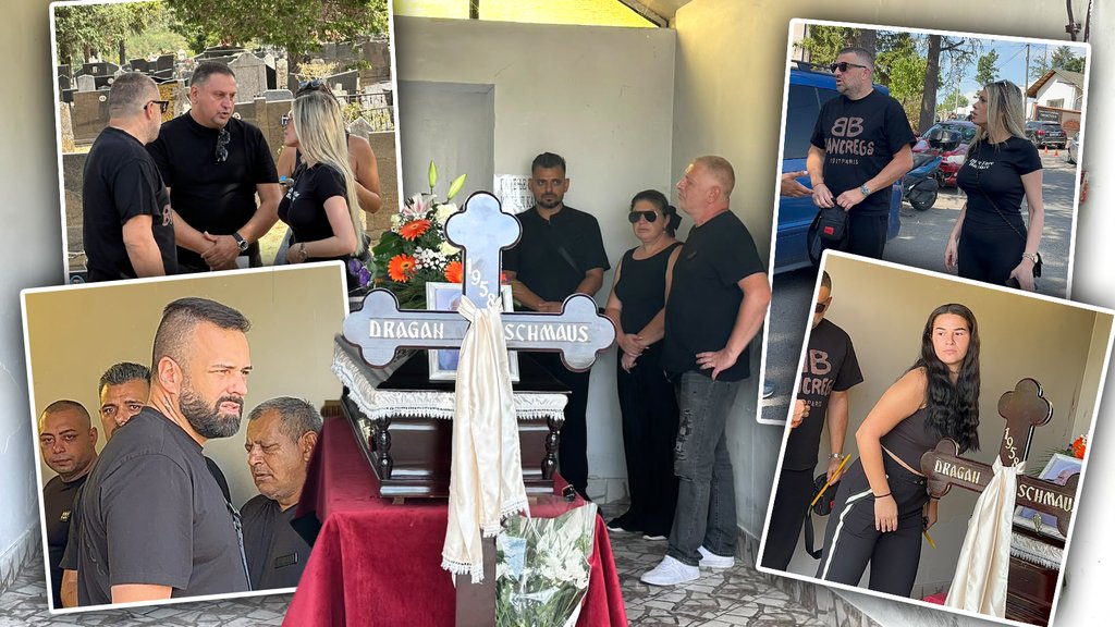 PODRŠKA KOJA SE NE ZABORAVLJA: Bivši učesnici Elite stali uz Boru Santanu na sahrani oca, emotivni susreti na groblju u Sremčici (FOTO)