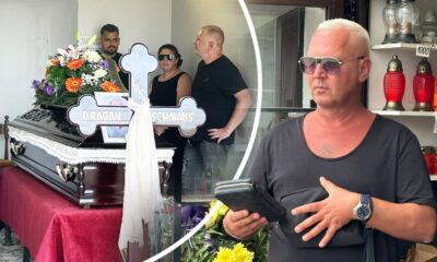 PODRŠKA U NAJTEŽEM TRENUTKU: Milan Milošević stigao na sahranu oca Bore Santane, podržali ga bivši cimeri i prijatelji (FOTO) – sahrana oca Bore Santane