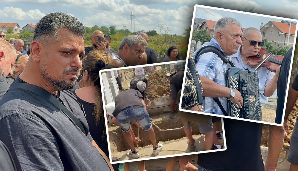 SNAŽNE EMOCIJE NA ISPRAĆAJU BORE SANTANE: Bivši učesnik Elite sahranio oca uz harmoniku i violinu, podrška stizala sa svih strana (FOTO) (VIDEO) – sahrana Bore Santane