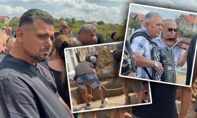 SNAŽNE EMOCIJE NA ISPRAĆAJU BORE SANTANE: Bivši učesnik Elite sahranio oca uz harmoniku i violinu, podrška stizala sa svih strana (FOTO) (VIDEO) – sahrana Bore Santane