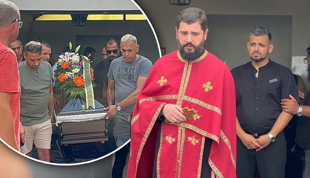 TUGA U SREMČICI NA SAHRANI BORE SANTANE: Poznati i bivši zadrugari ispratili njegovog oca na večni počinak (FOTO) – sahrana Bore Santane