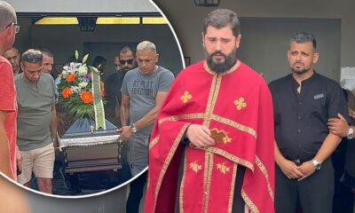TUGA U SREMČICI NA SAHRANI BORE SANTANE: Poznati i bivši zadrugari ispratili njegovog oca na večni počinak (FOTO) – sahrana Bore Santane