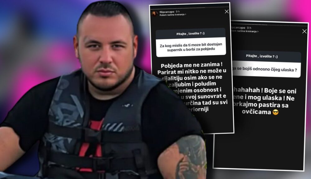 CAR OTKRIVA PRAVILA IGRE: Filip Car najavio ulazak u Elitu 10 i otkrio koga vidi kao konkurenciju, a evo šta je još priznao (FOTO) (VIDEO) – Filip Car u Eliti 10
