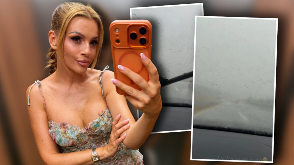 HAOS NA POVRATKU IZ GRČKE: Jelena Kostov doživela nevreme na putu, scena iz automobila zbunila sve (FOTO) – Jelena Kostov povratak iz Grčke