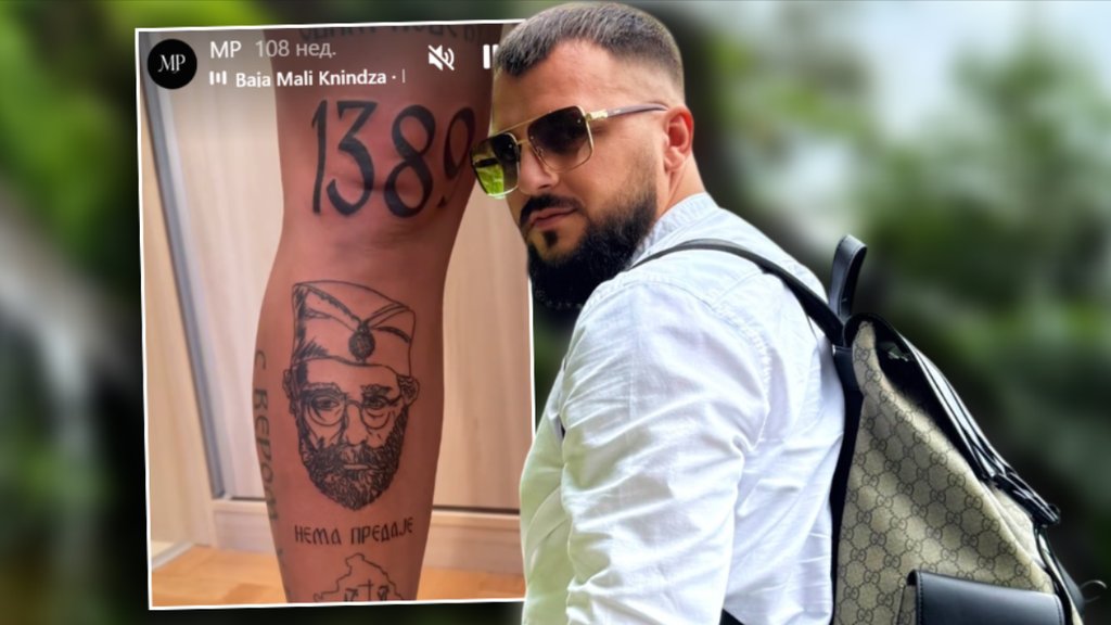 SPLITSKA POLICIJA REAGOVALA ZBOG TETOVAŽA: Marko Stojković uhapšen i proteran iz Hrvatske na pet godina (FOTO) – tetovaža u Hrvatskoj