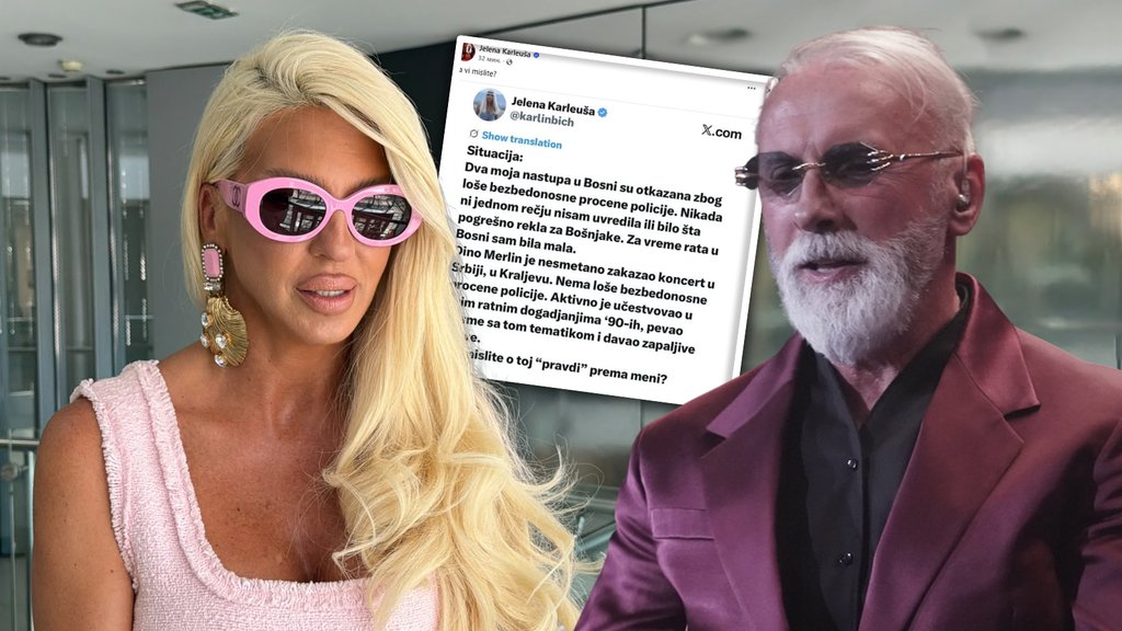 KARLEUŠA UDARILA NA MERLINA ZBOG KONCERATA: Jelena uporedila svoje otkazane nastupe i Merlinov dolazak u Srbiju, otvara se pitanje dvostrukih aršina (FOTO) – dvostruki aršini za koncerte