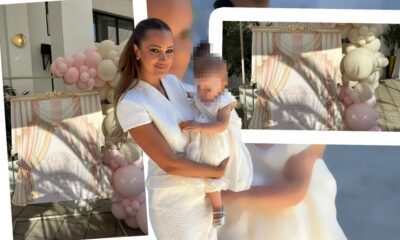 SLAVLJE U PORODICI ŽIVOJINOVIĆ: Aleksandra i Filip priredili bajkovit rođendan i krštenje ćerke Arije, svi pričaju o izgledu majke i ćerke (FOTO)