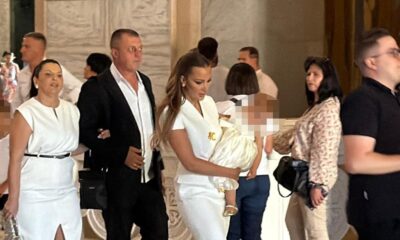 SVE OČI UPRTE U NEDOSTAJUĆEG ČLANA PORODICE: Boba Živojinović nije došao na krštenje ćerke Aleksandre Prijović, svi se pitaju razlog (FOTO)