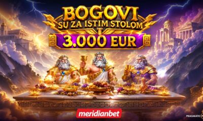 PREOKRET U SVETU SLOT IGARA: Olimp otvara svoja vrata, 3.000 evra čeka na najuspešnije igrače Meridianbet turnira – Meridianbet slot turnir