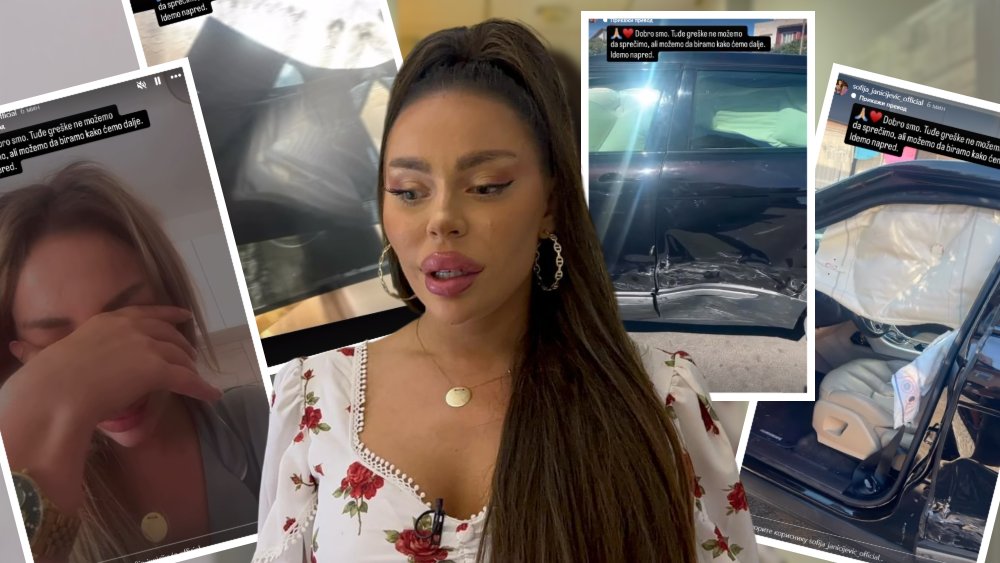 ZABRINULA SVE NA INSTAGRAMU: Sofija Janićijević objavila slike uništenog auta, pratioci u šoku – javnost čeka njen odgovor (FOTO) – udes Sofije Janićijević