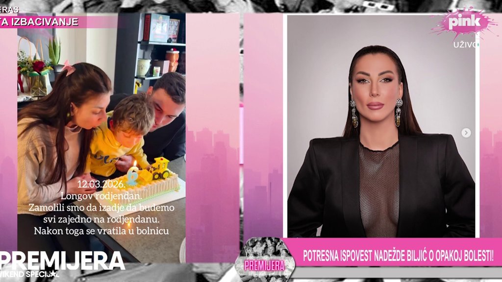 ISPOVEST KOJA JE POMERILA GRANICE: Nadežda Biljić otvoreno o borbi sa karcinomom, otkrila emotivne detalje i poslala važnu poruku (FOTO) – borba sa karcinomom