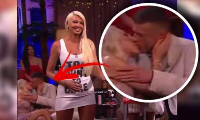 PRISNOST BEZ CENZURE U AMIDŽI ŠOU: Jovana Jeremić i Tigar se ljubili uživo, snimak razmenjivanja nežnosti preplavio mreže (VIDEO)