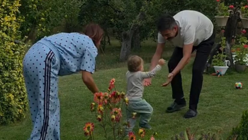 EMOCIJE NA DEDOVINI: Milan Vasić podelio prvi korak sina u rodnom dvorištu, trenutak koji će pamtiti (FOTO) – prvi koraci na Kosovu i Metohiji