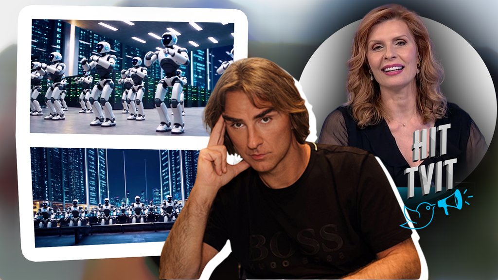 Revolucija na televiziji: Verica Bradić uz robota-asistenta u Hit Tvitu – Hit Tvit na Pinku