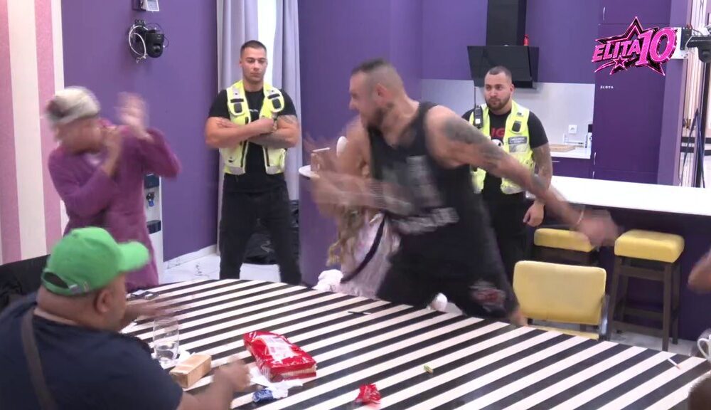 NAPETOST U BELOJ KUĆI: Filip Car gađao Uroša Stanića limenkom, obezbeđenje bilo u pripravnosti (VIDEO)