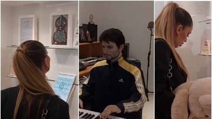 EMOCIJE PREPLAVILE TEU TAIROVIĆ U KRUŠEVU: Prva pevačica koja je posetila večnu kuću Tošeta Proeskog, suze nisu mogle da izostanu (FOTO) (VIDEO) – poseta kući Tošeta Proeskog