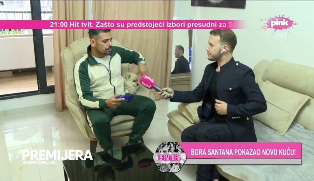 BORA SANTANA POKAZAO LUKSUZ O KOJEM SE PRIČA: Otvorio vrata stana vrednog 200.000 evra, pa razjasnio odnos sa Sanjom Grujić i dotakao Anđelu i Cara (VIDEO) – Bora Santana stan vredan 200.000 evra