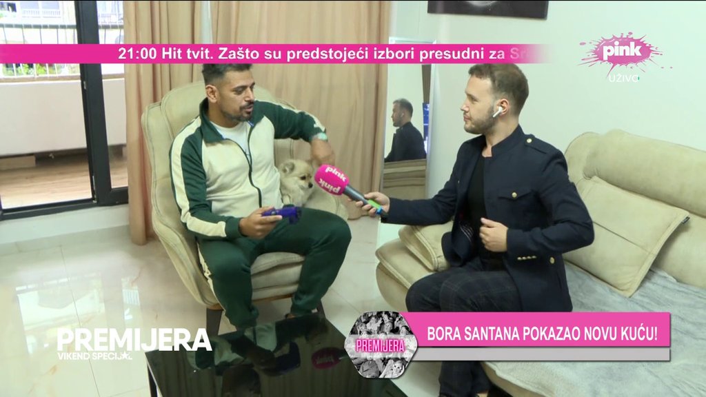 BORA SANTANA POKAZAO LUKSUZ O KOJEM SE PRIČA: Otvorio vrata stana vrednog 200.000 evra, pa razjasnio odnos sa Sanjom Grujić i dotakao Anđelu i Cara (VIDEO) – Bora Santana stan vredan 200.000 evra