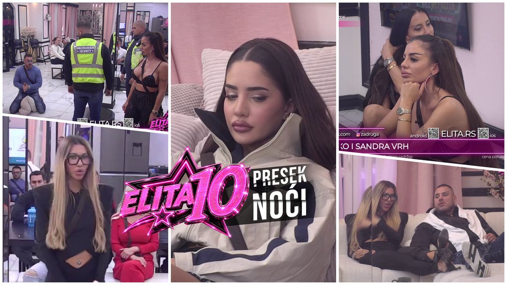 NOĆ SUKOBA I EMOCIJA U ELITI: Aneli Ahmić i Filip Car zaratili sa Anđelom Đuričić, suze Sandre i Bilje obeležile emisiju (VIDEO) – noć sukoba u Eliti