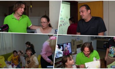 Željko Mitrović pomogao porodici Vukić iz Mramora: Novac i pokloni za decu – pomoć porodici Vukić