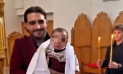 VELIKI PREOKRET U ŽIVOTU DARKA LAZIĆA: Pevač krstio kumče na praznik Svete Petke, slavlje obeležilo emotivne trenutke (FOTO) – krštenje kumčeta